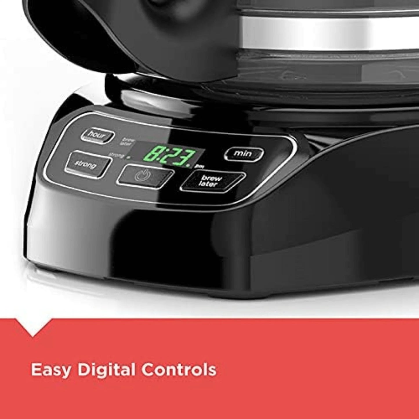 Black & Decker 12-Cup Vortex Digital Programmable Coffeemaker - REFURBISHED