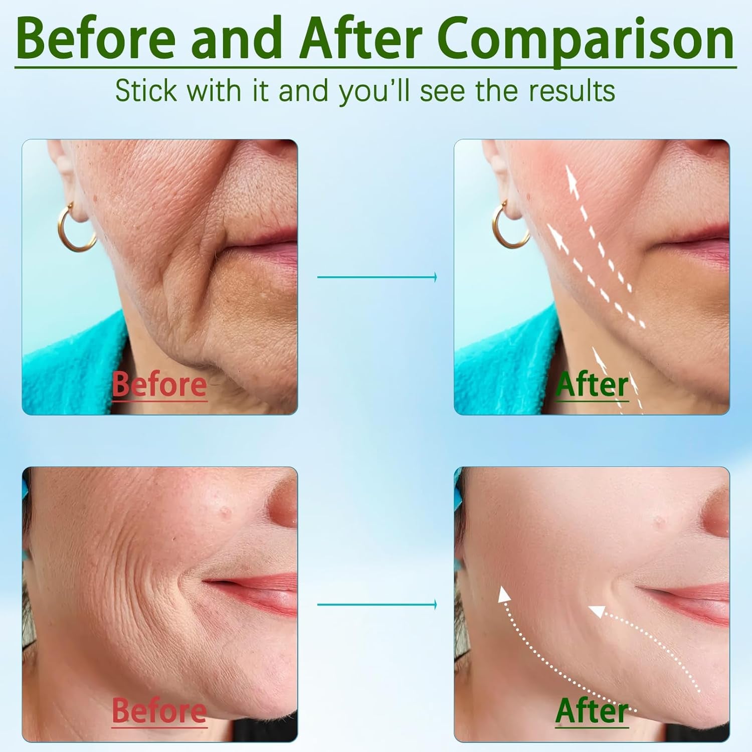 7-In-1 Red-Light-Therapy-For-Face and Neck, Face Neck Massager for Daily Skin Care Routine, Skin Care Tool