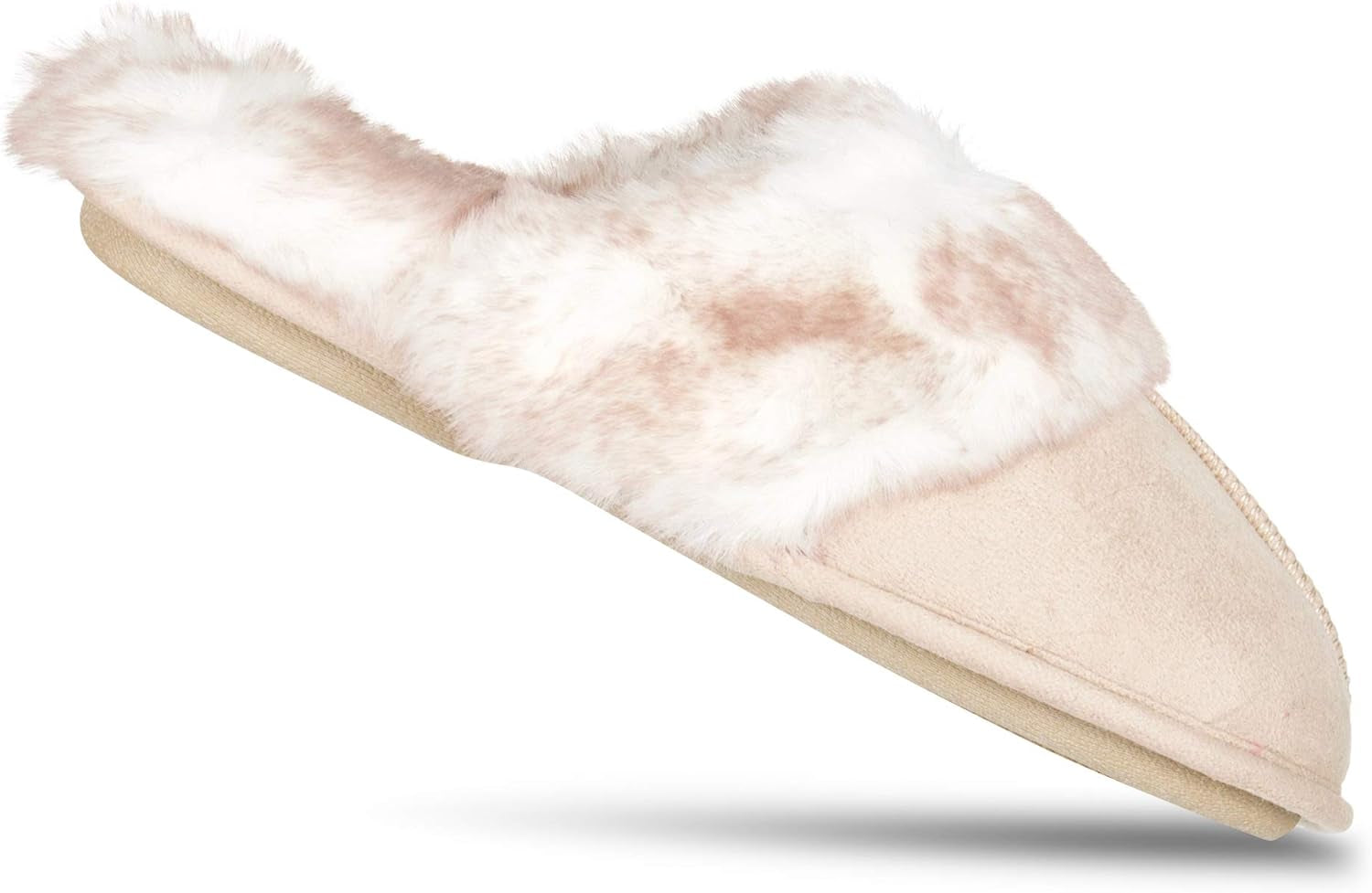 Women'S Comfy Faux Fur Memory Foam Slippers