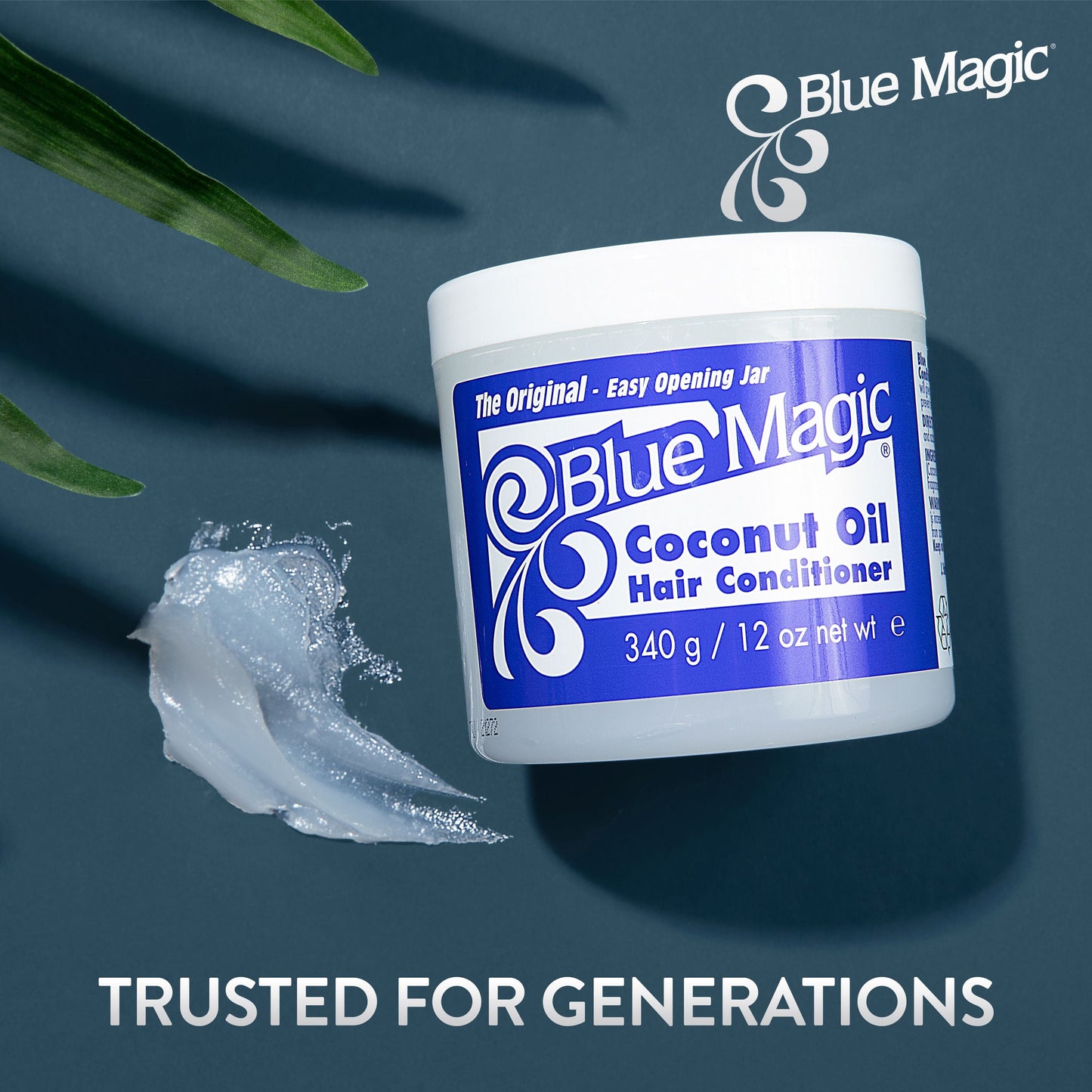 Coconut Oil Conditioner, 12 Oz., Dry Hair Type, Repair Split Ends, Moisturizing, Jar
