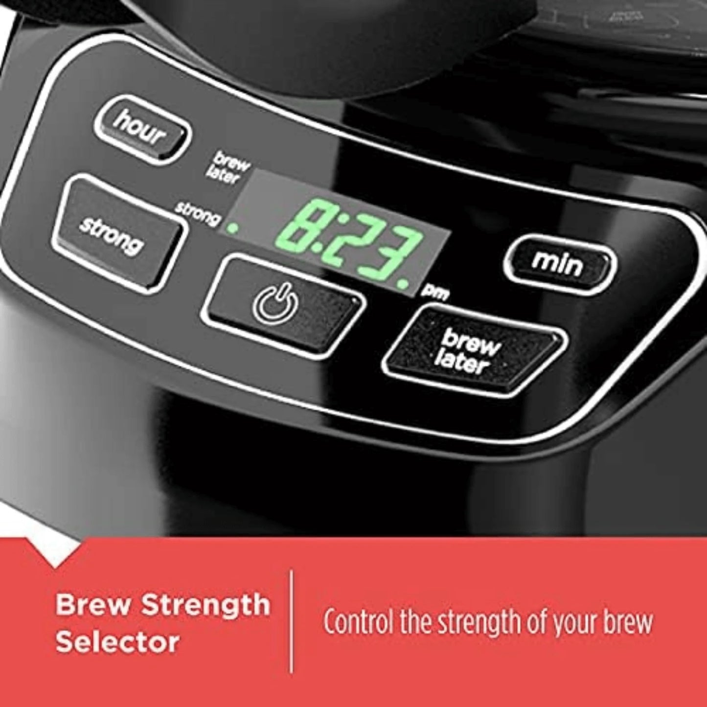 Black & Decker 12-Cup Vortex Digital Programmable Coffeemaker - REFURBISHED