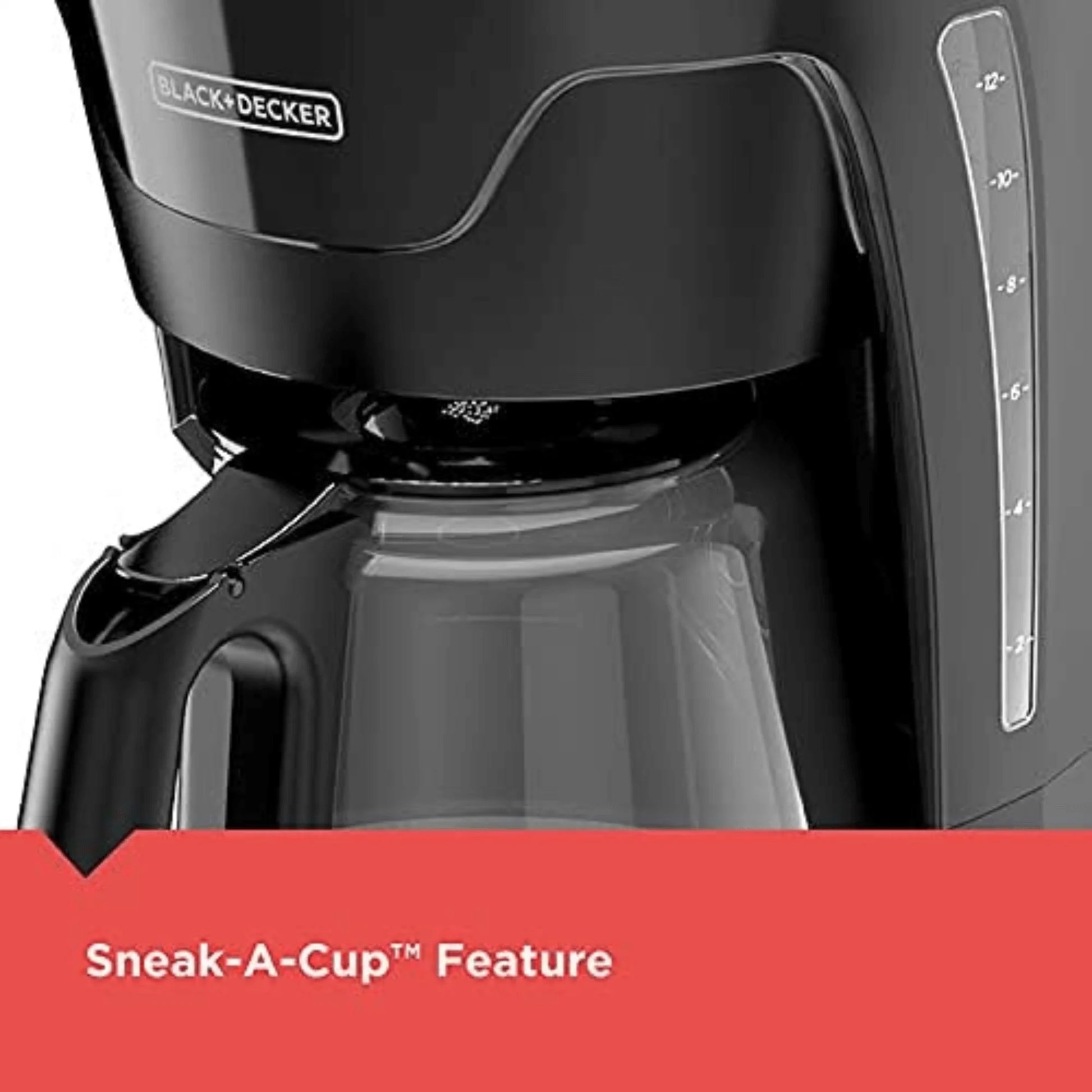 Black & Decker 12-Cup Vortex Digital Programmable Coffeemaker - REFURBISHED